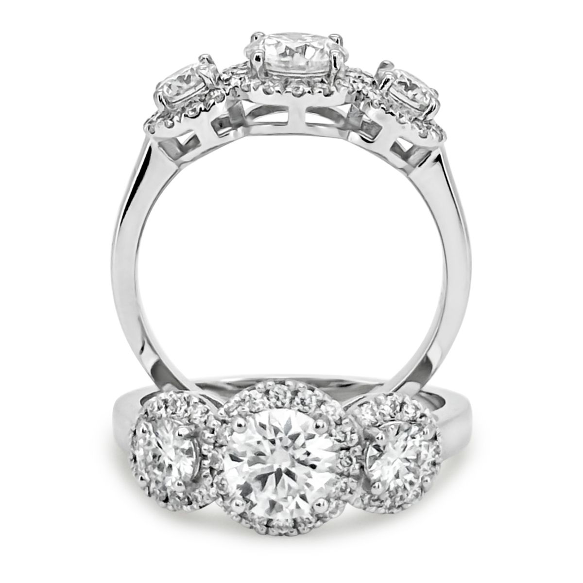 BOOMZAIR - Anillo de compromiso HALO TRINITY