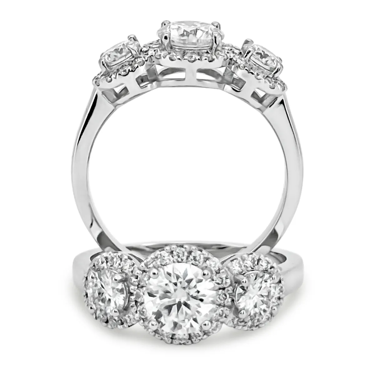 BOOMZAIR - Anillo de compromiso HALO TRINITY
