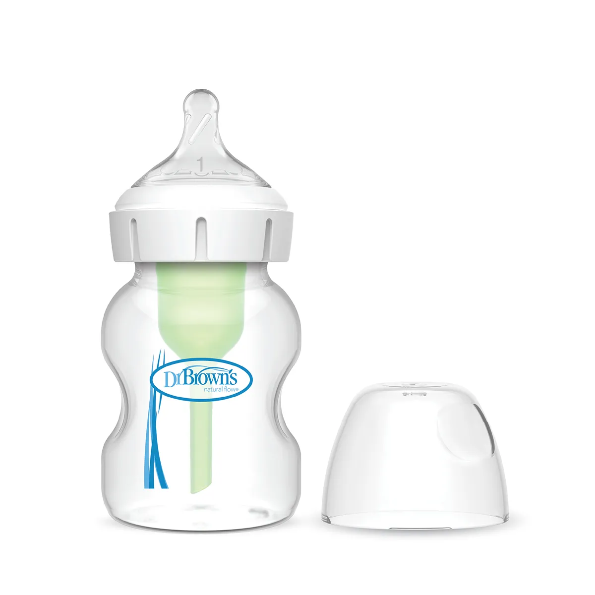 DR BROWN'S - Mamadera Dr Brown´s Anticólicos Boca Ancha 150ml Options+