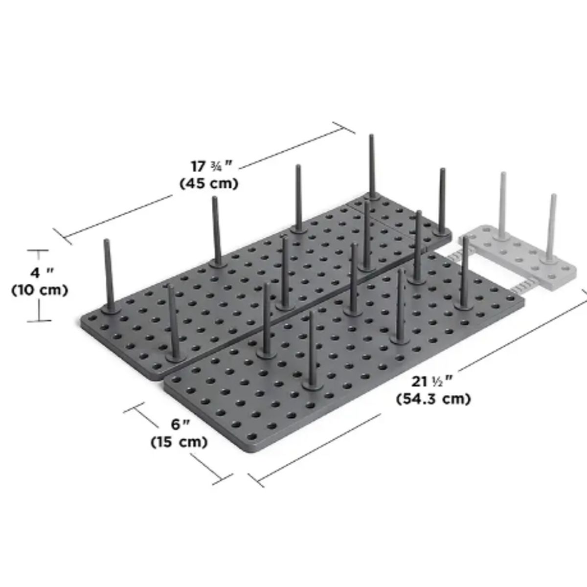 GENERICO - Set De 2 Estante Ajustable De Drenaje Cocina Tipo De Cajón
