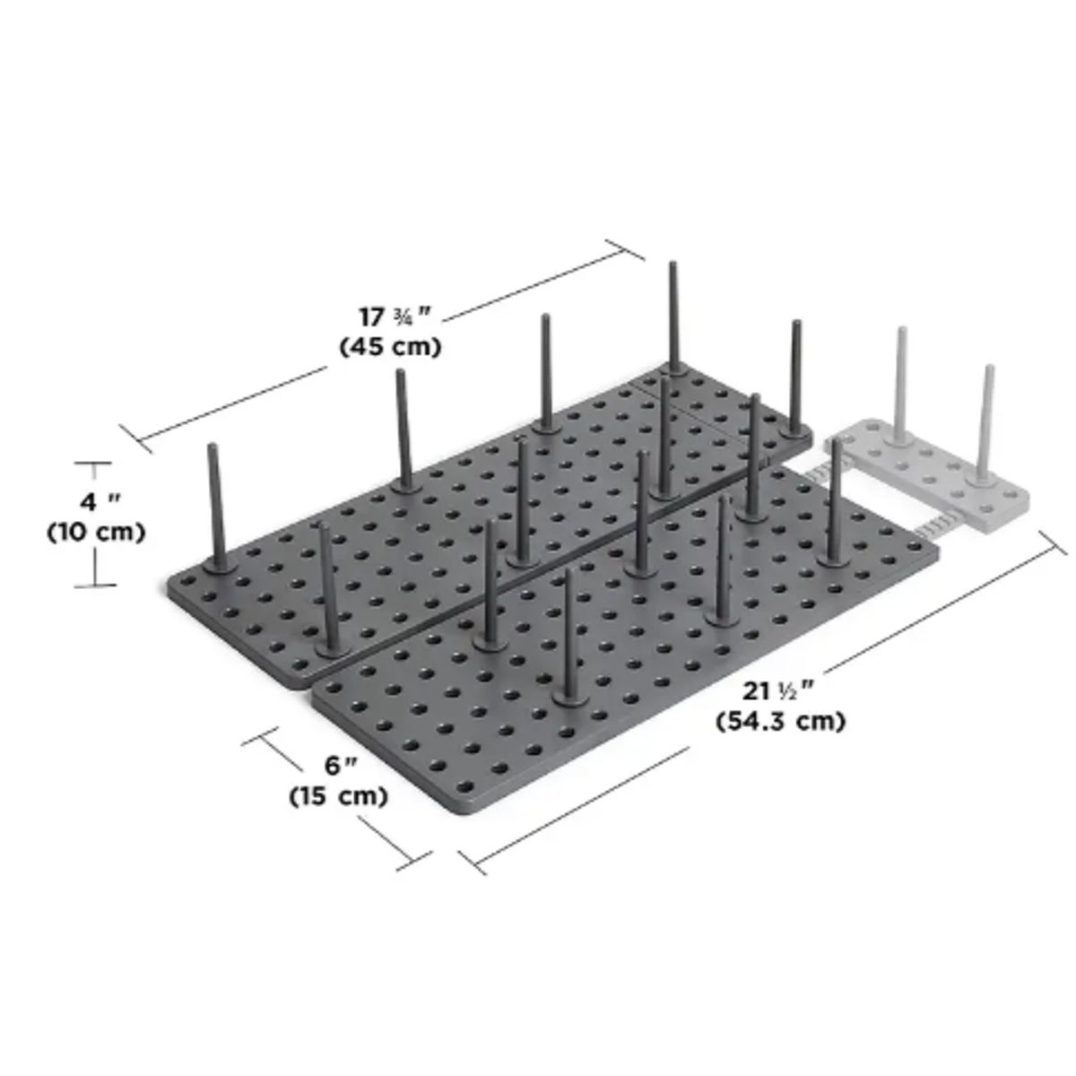 GENERICO - Set De 2 Estante Ajustable De Drenaje Cocina Tipo De Cajón
