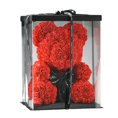 MOVI - OSO PETALOS DE ROSA SAN VALENTIN ROJO