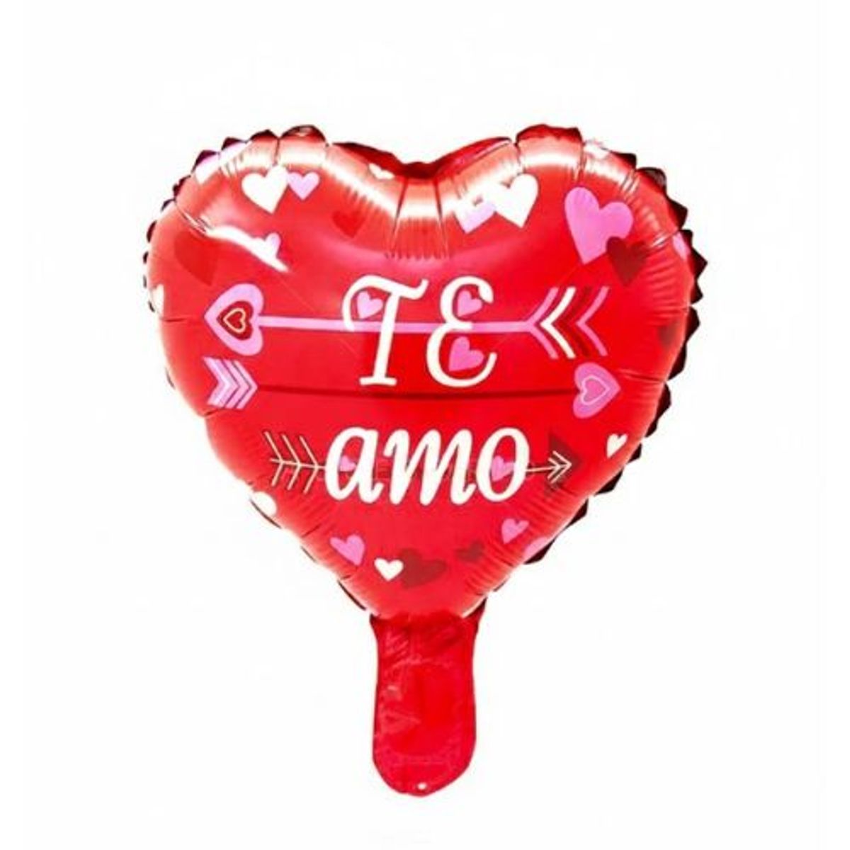 GENERICO - Globo Metalico 10 Te Amo Flecha 50 Unidades
