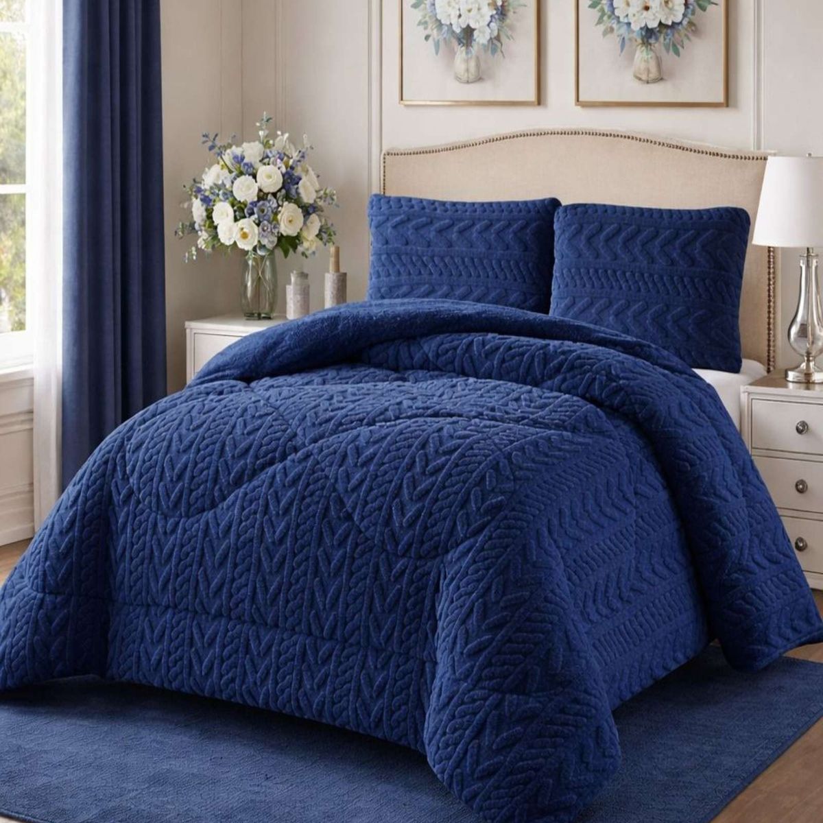 GENERICO - CHIPORRO CUBRECAMA PARA INVIERNO 2 PLAZAS DISEÑO 2026