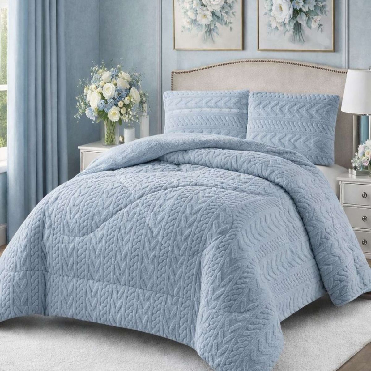 GENERICO - CHIPORRO CUBRECAMA PARA INVIERNO 2 PLAZAS DISEÑO 2026