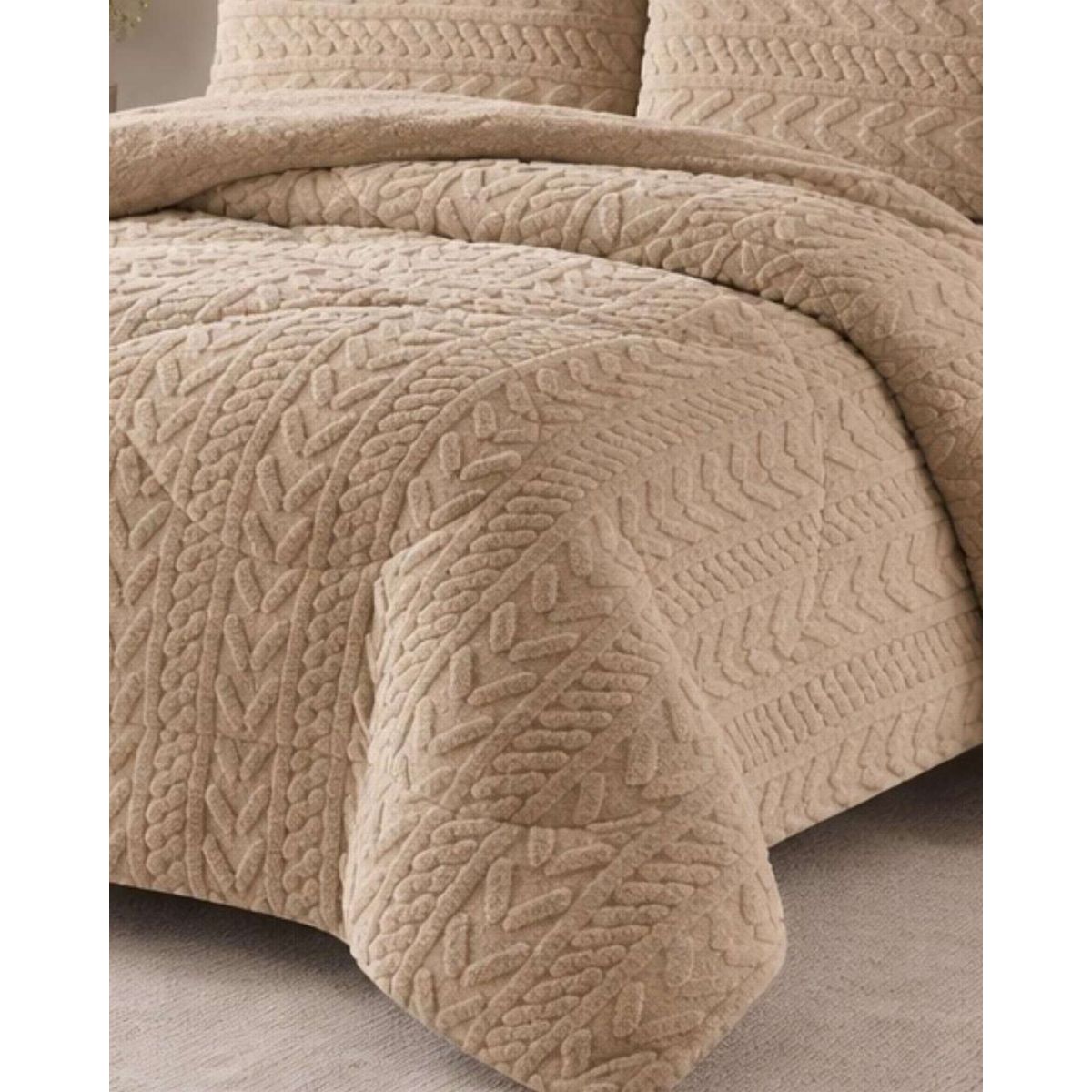 GENERICO - CHIPORRO CUBRECAMA PARA INVIERNO PLAZA Y MEDIA DISEÑO 2026