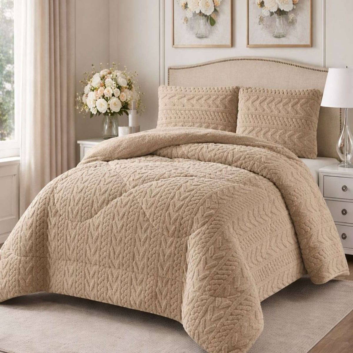 GENERICO - CHIPORRO CUBRECAMA PARA INVIERNO PLAZA Y MEDIA DISEÑO 2026