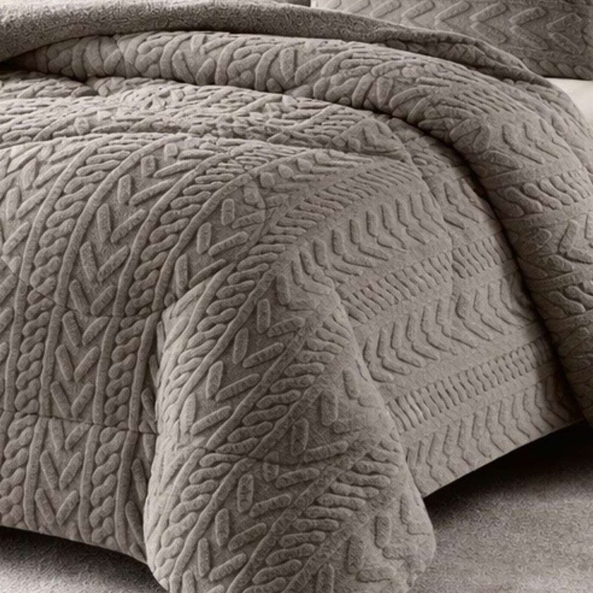 GENERICO - CHIPORRO CUBRECAMA PARA INVIERNO PLAZA Y MEDIA DISEÑO 2026