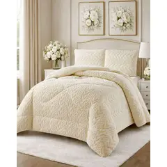 GENERICO - CUBRECAMA CON CHIPORRO ELEGANTE PARA INVIERNO KING DISEÑO 2026