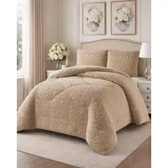 GENERICO - CUBRECAMA CON CHIPORRO ELEGANTE PARA INVIERNO KING DISEÑO 2026