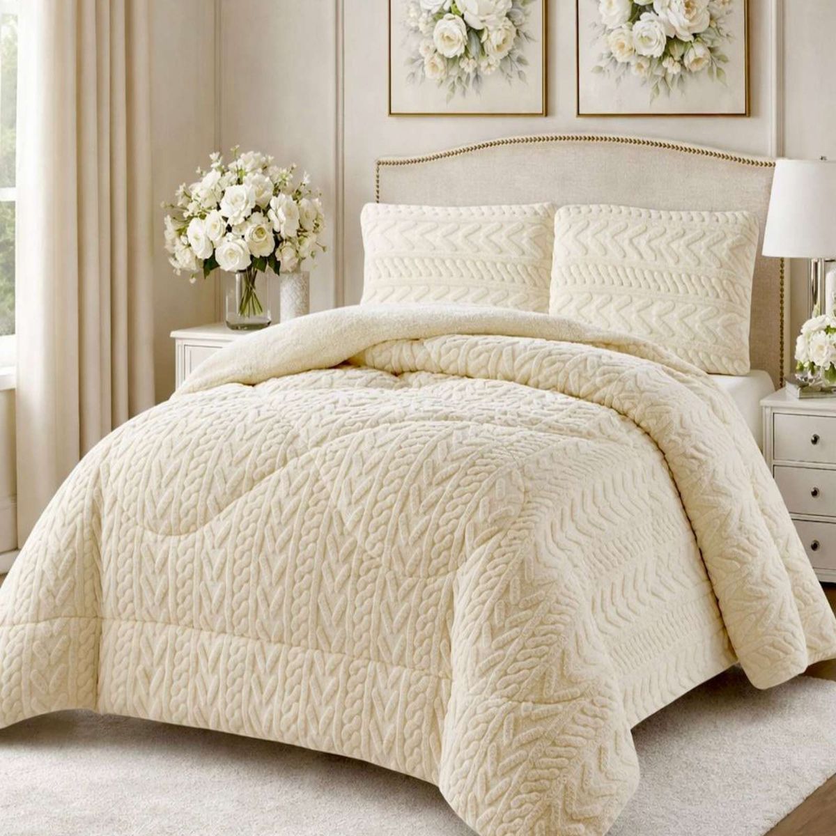 GENERICO - CHIPORRO CUBRECAMA PARA INVIERNO PLAZA Y MEDIA DISEÑO 2026