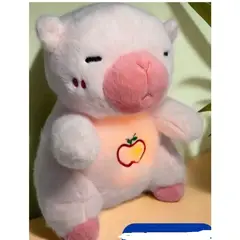 GENERICO - Peluche suave Cabybara 27 cm respira, musica, luz