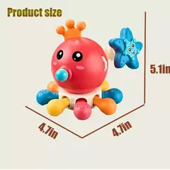 GENERICO - Juguete educativo pulpo 10 en 1 18x12cm