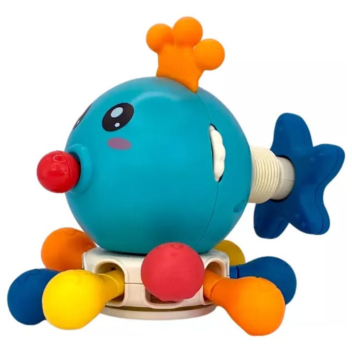 GENERICO - Juguete educativo pulpo 10 en 1 18x12cm