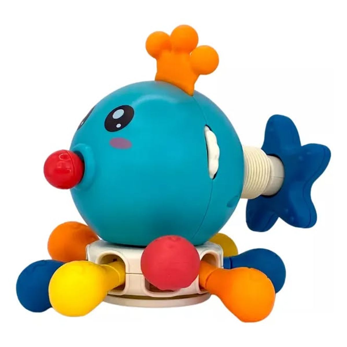 GENERICO - Juguete educativo pulpo 10 en 1 18x12cm