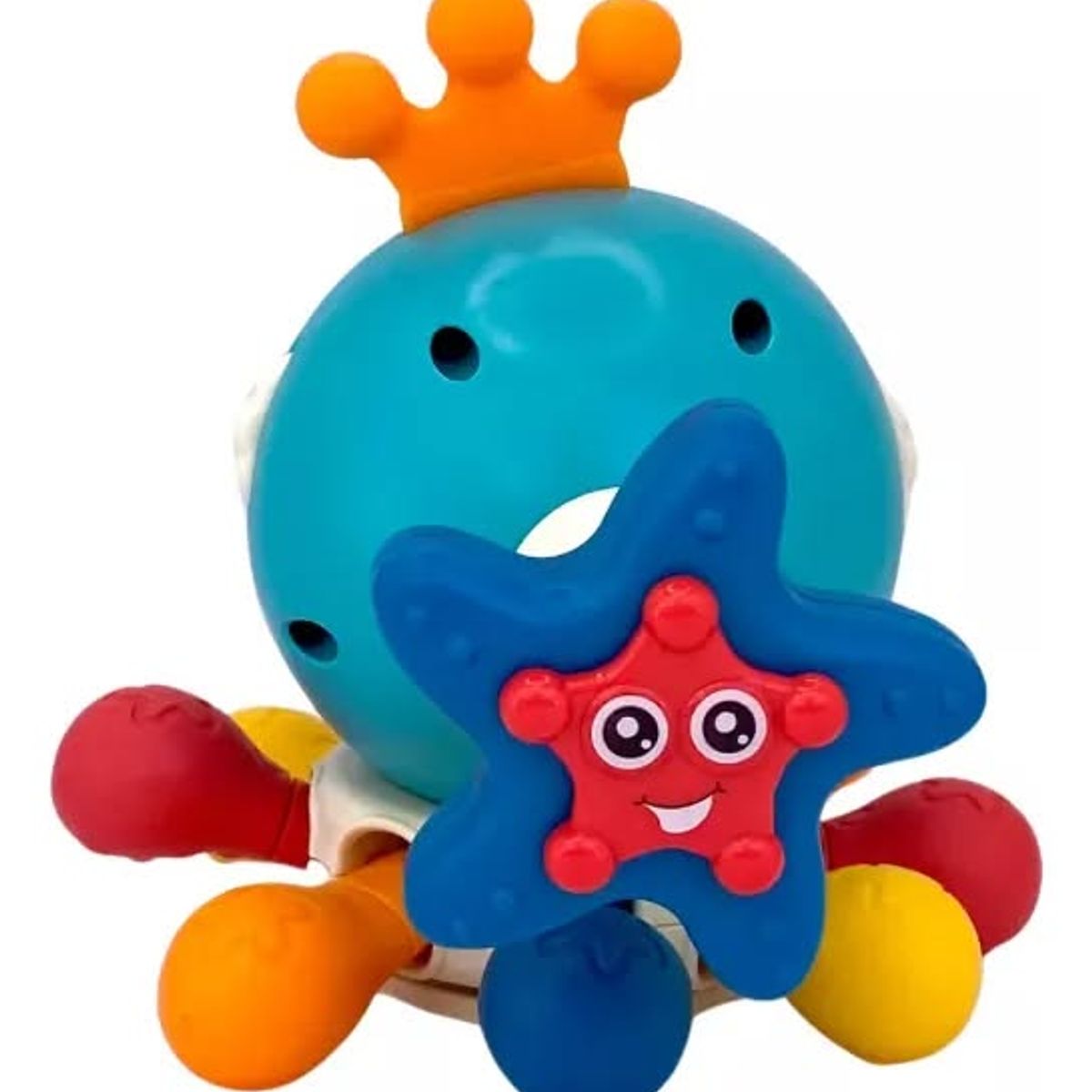 GENERICO - Juguete educativo pulpo 10 en 1 18x12cm