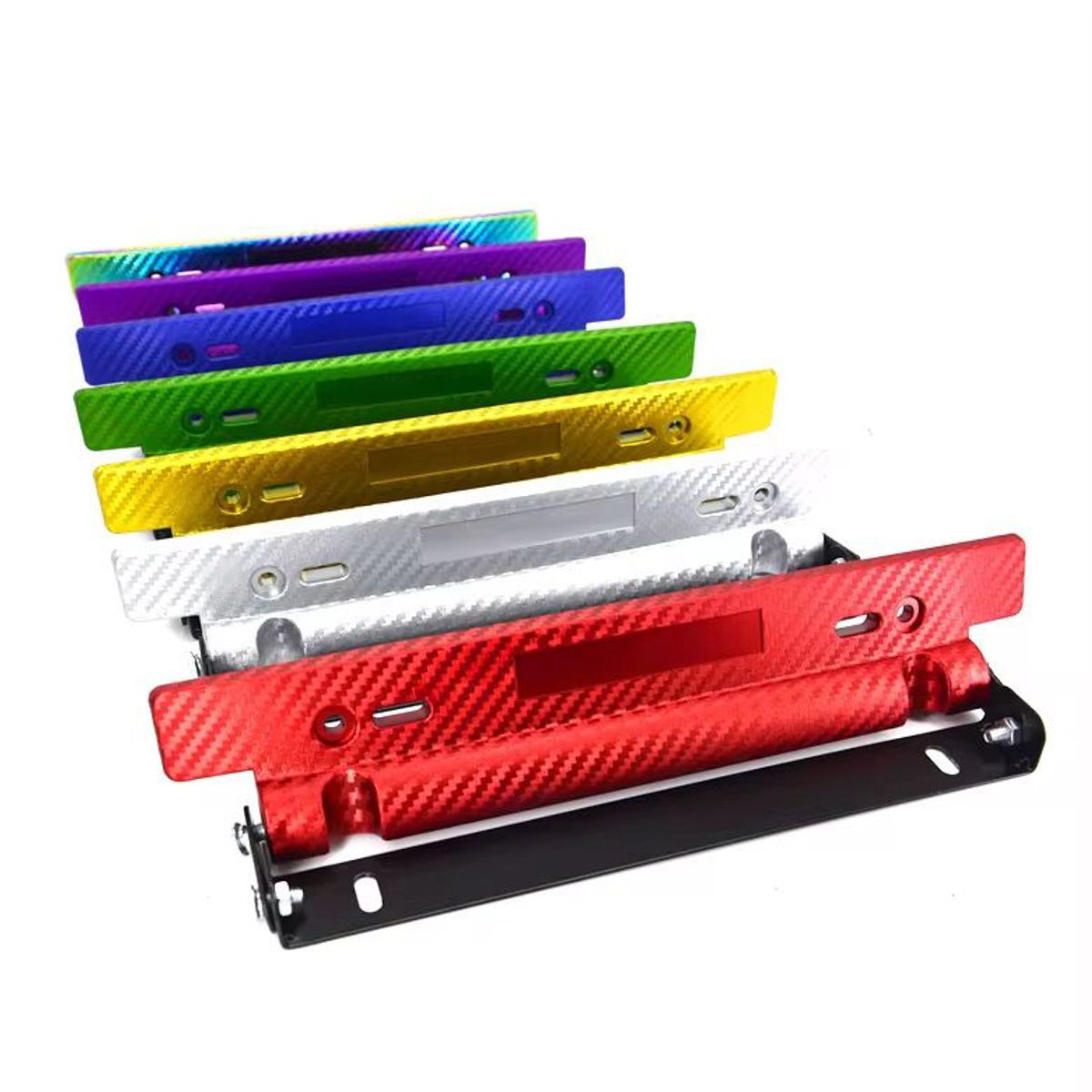 GENERICO - Porta P Carbono Colores Ajustable Universal Auto P8302