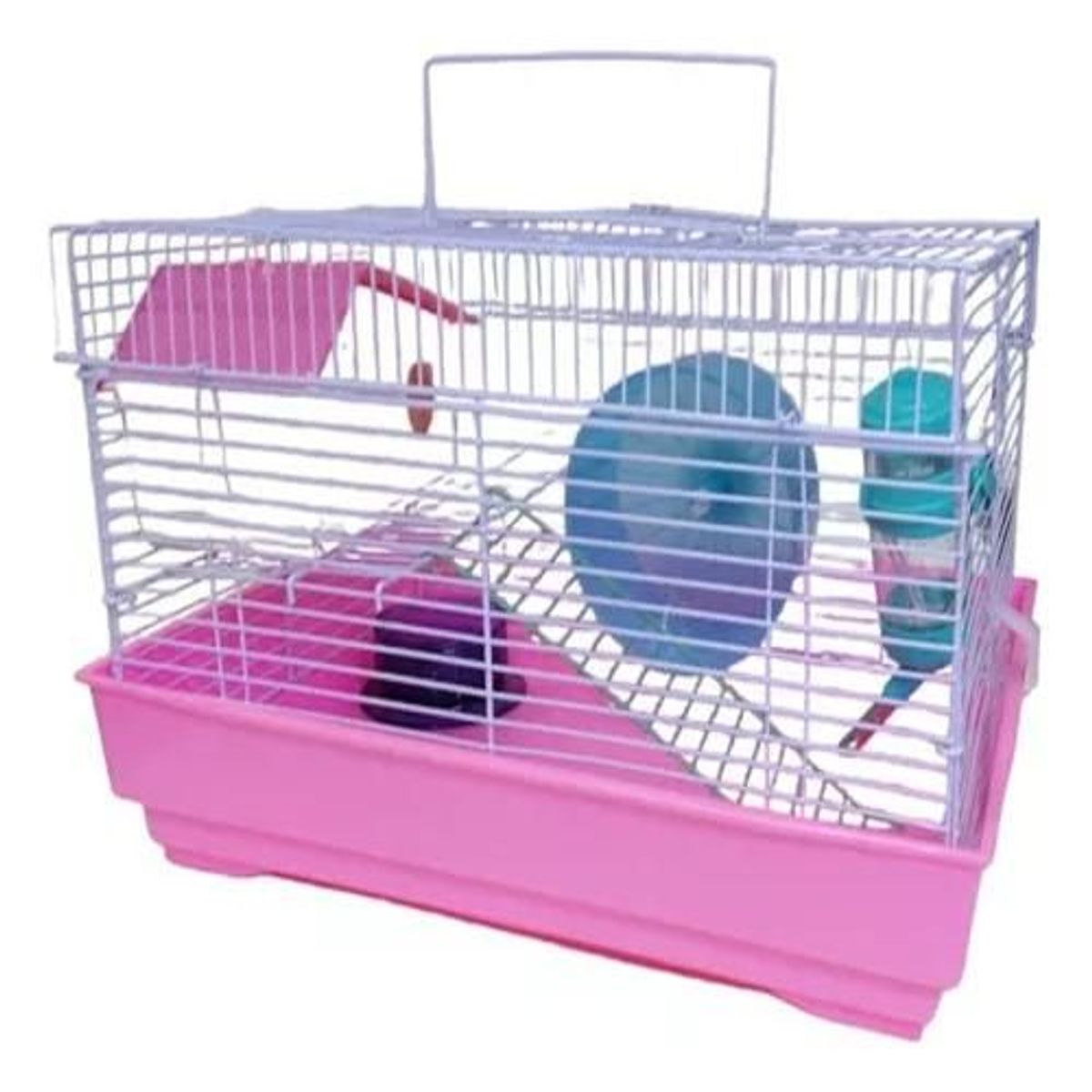 GENERICO - Jaula Hámster Y Roedores Raton Jerbo 2 Niveles 44102
