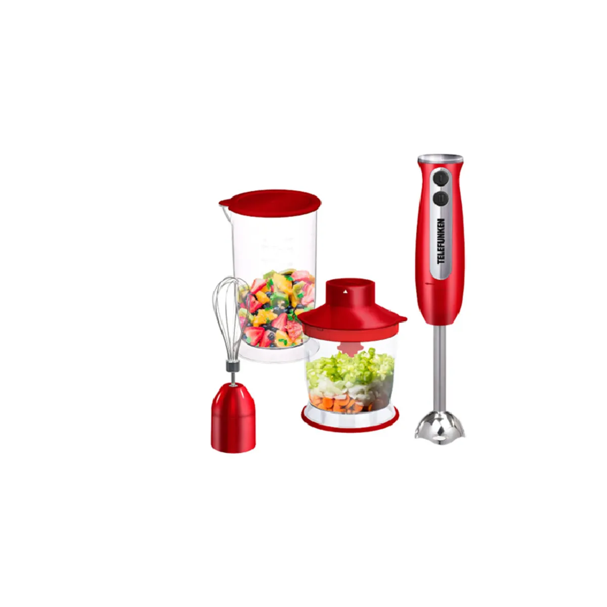 TELEFUNKEN - Licuadora De Mano Telefunken Smartmix 2500 3 En 1 800w