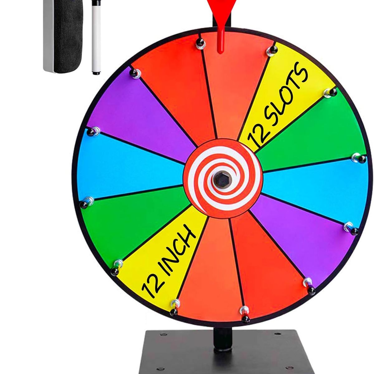 KUANGYE - Ruleta De La Suerte Fortuna Giratoria Juegos Con Premios 12 Pulgadas