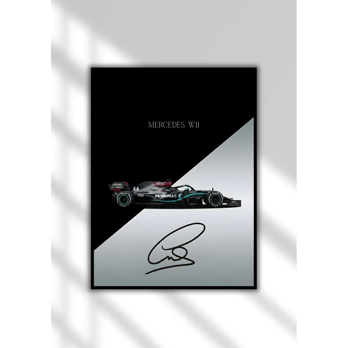 GENERICO - Cuadro Mercedes-Benz Lewis Hamilton W11 F1