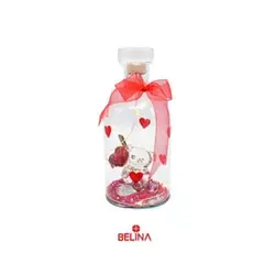 GENERICO - Lampara en forma de botella con oso 6x11cm