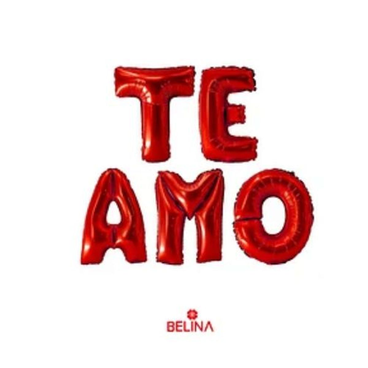 GENERICO - Set de globos te amo rojo