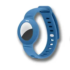 GENERICO - Pulsera Protectora Para Airtag Antiperdida Niños AZUL BELUG