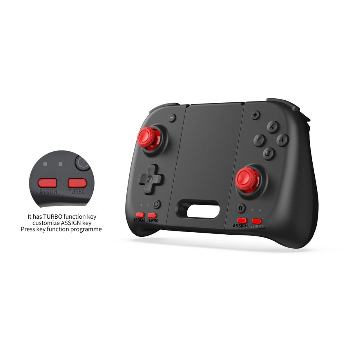 DOBE - Controles Desmontables DOBE para Nintendo Switch OLED Color Negro