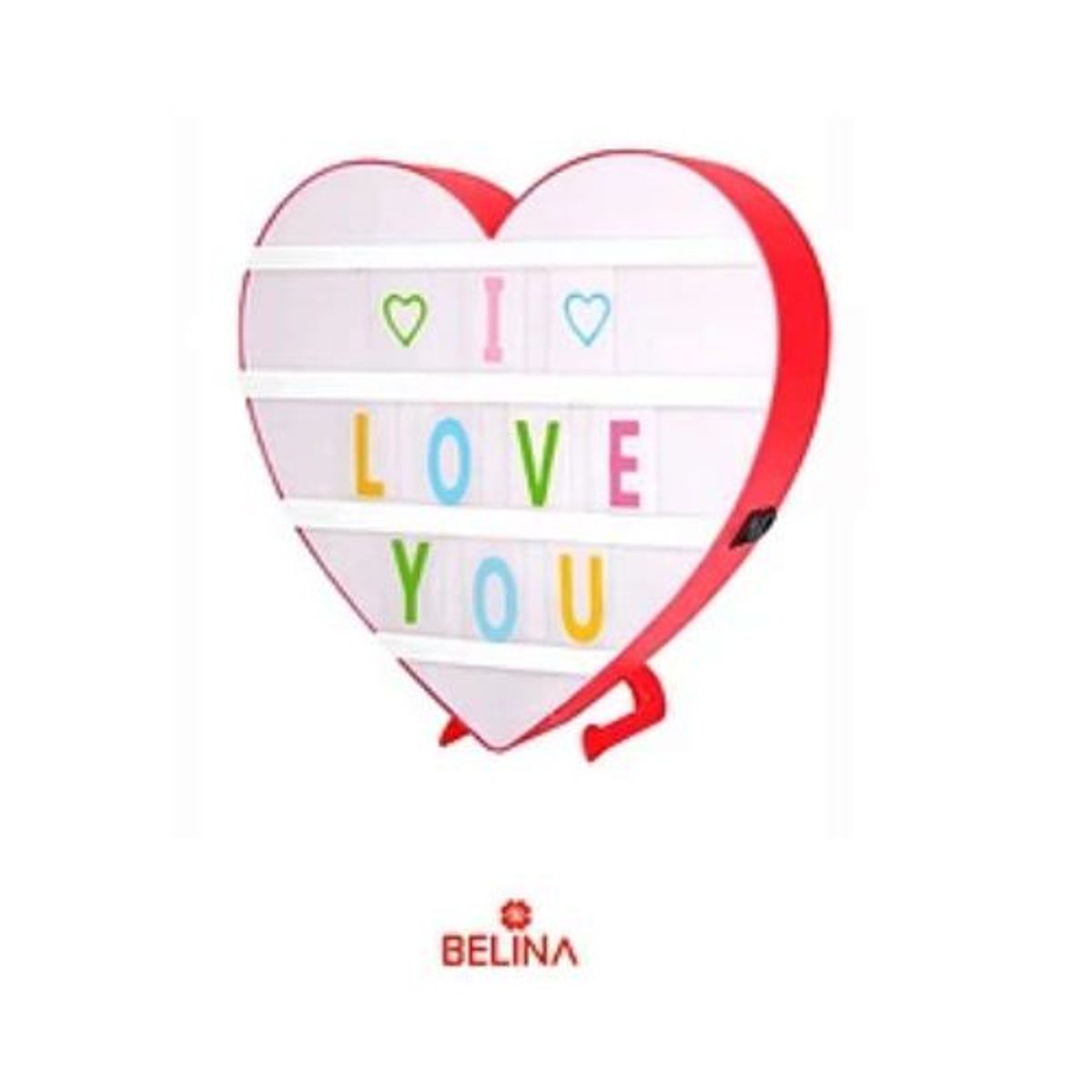 GENERICO - Caja de luz de corazón 22cm