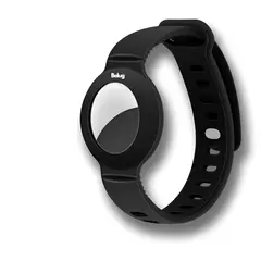 GENERICO - Pulsera Protectora Para Airtag Antiperdida Niños NEGRO BELUG