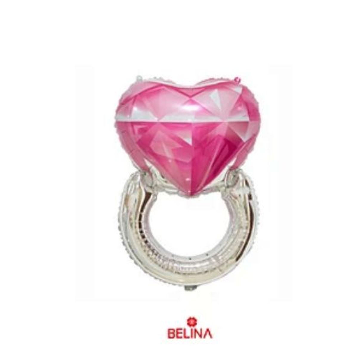 GENERICO - Globo metalico anillo de corazón