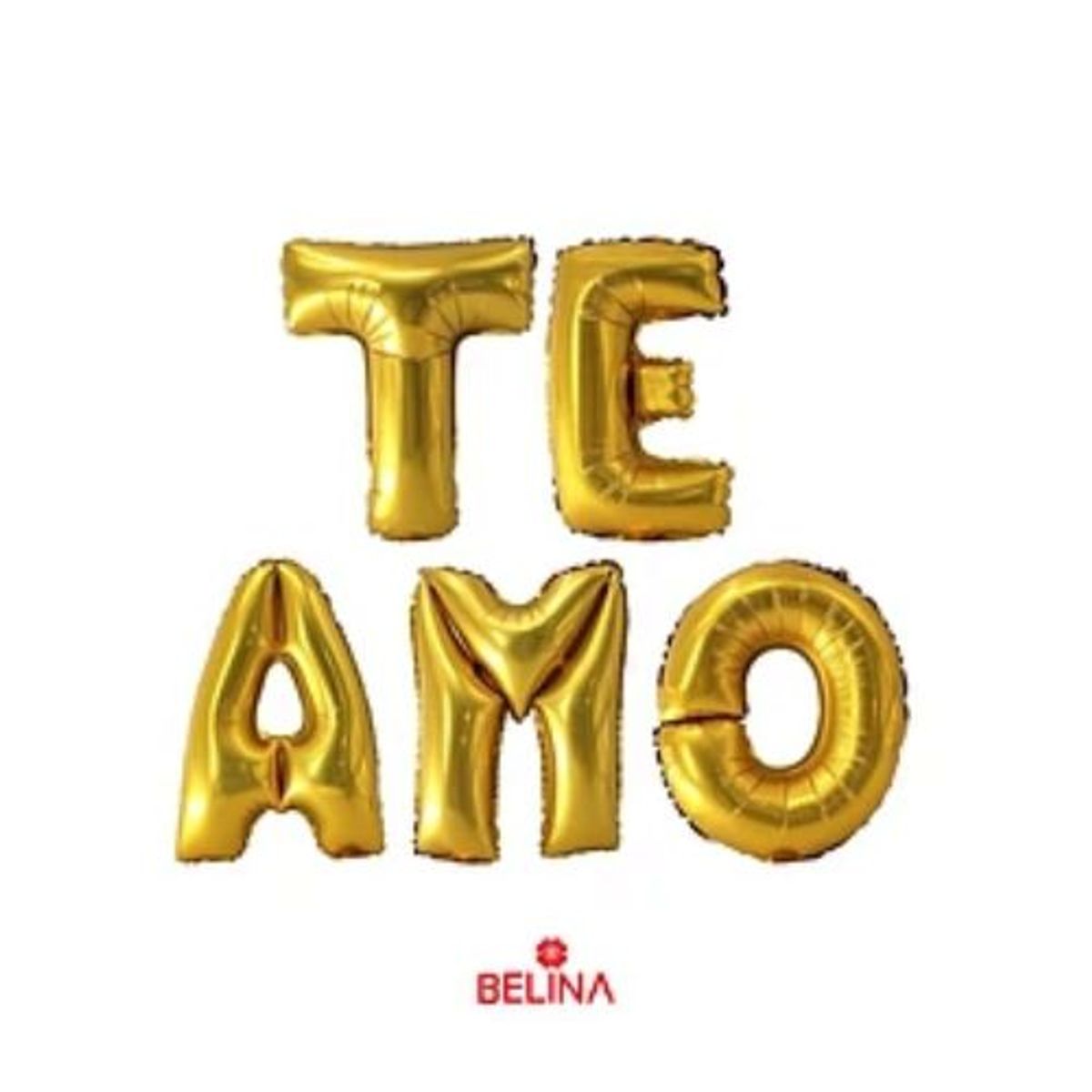 GENERICO - Globo metalizado te amo dorado