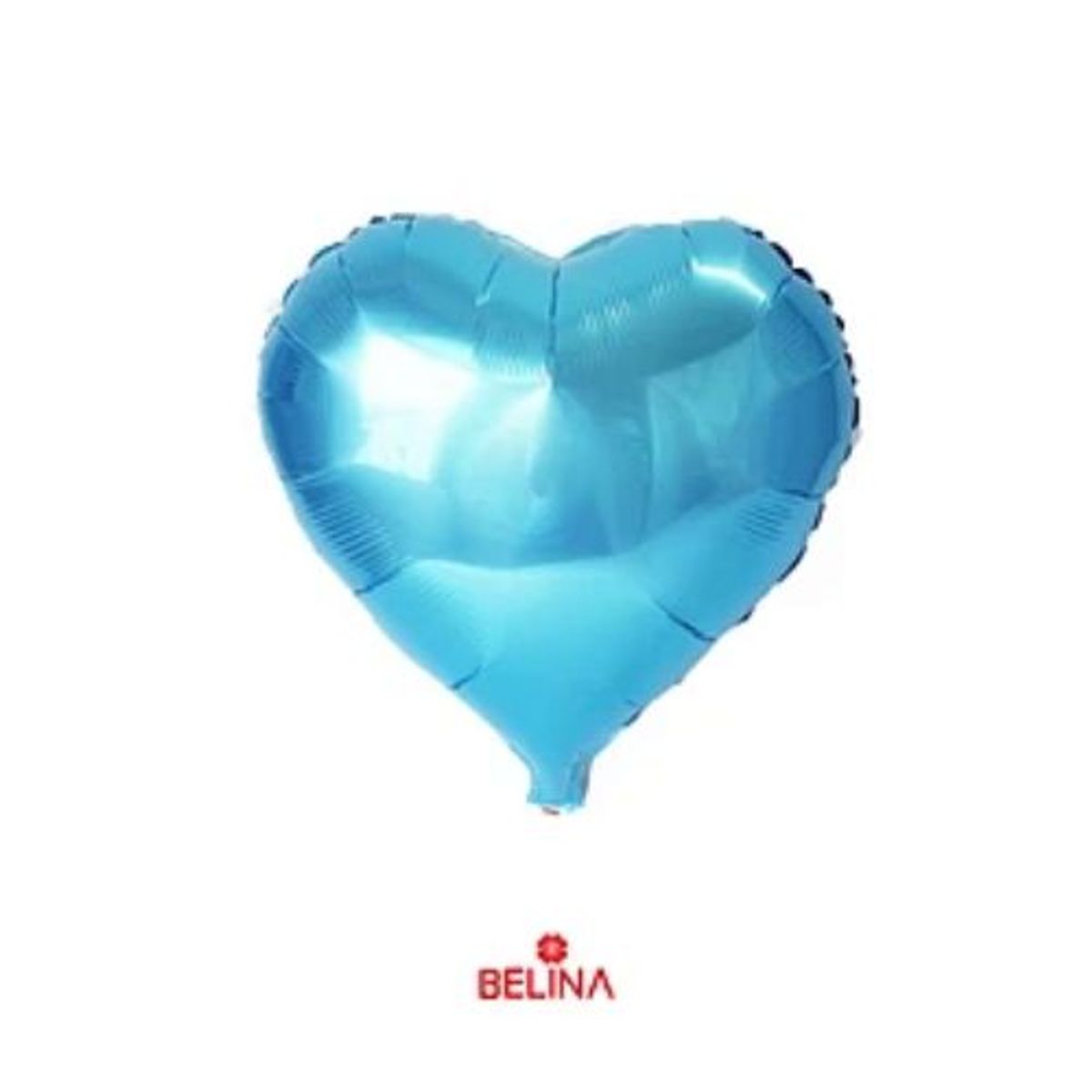 GENERICO - Globo corazón celeste 18 pulgadas