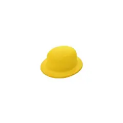 GENERICO - Sombrero redondo neón amarillo
