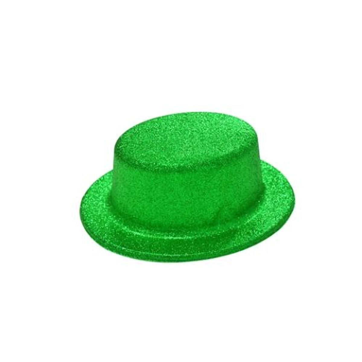 GENERICO - Sombrero plano con glitter verde