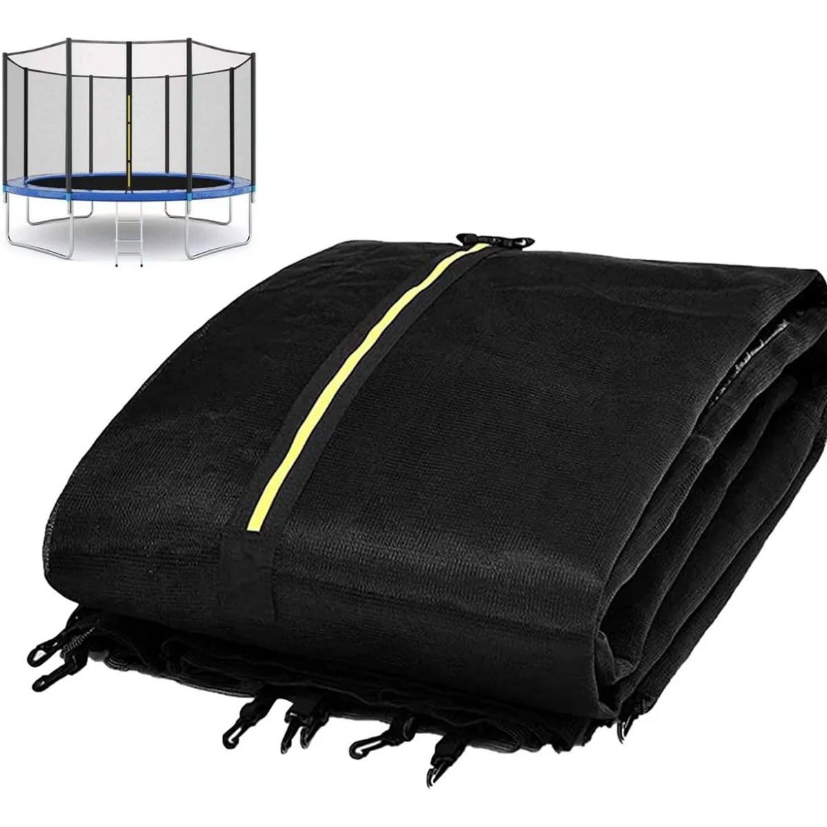 KUANGYE - Malla Seguridad Cama Elastica 366cms 8 Pilares