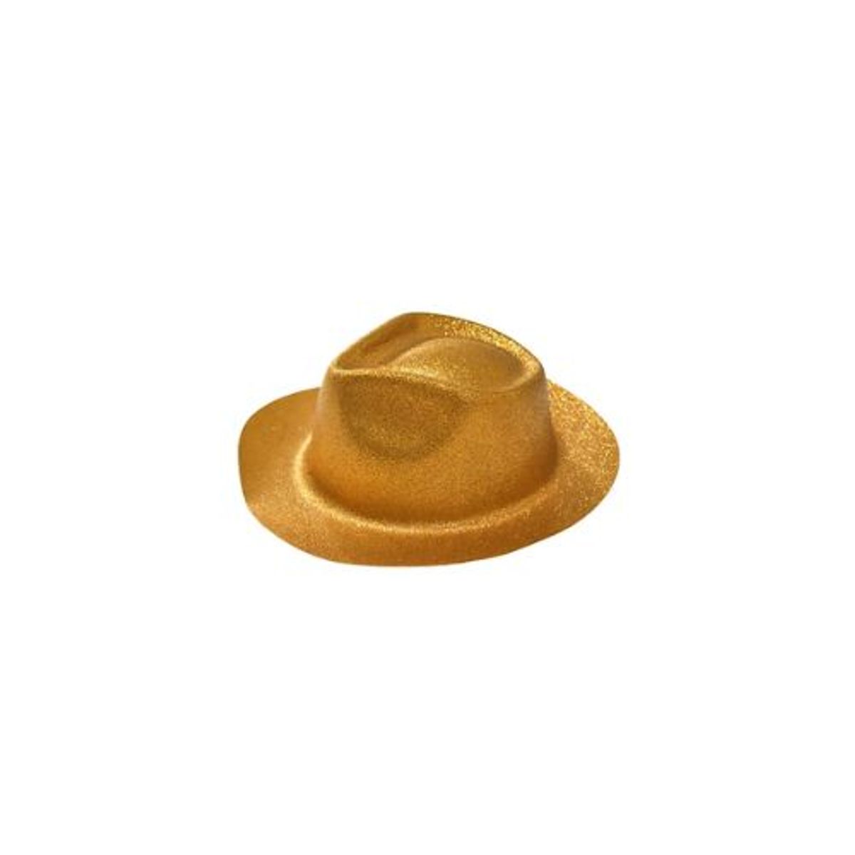 GENERICO - Sombrero elegante con glitter dorado