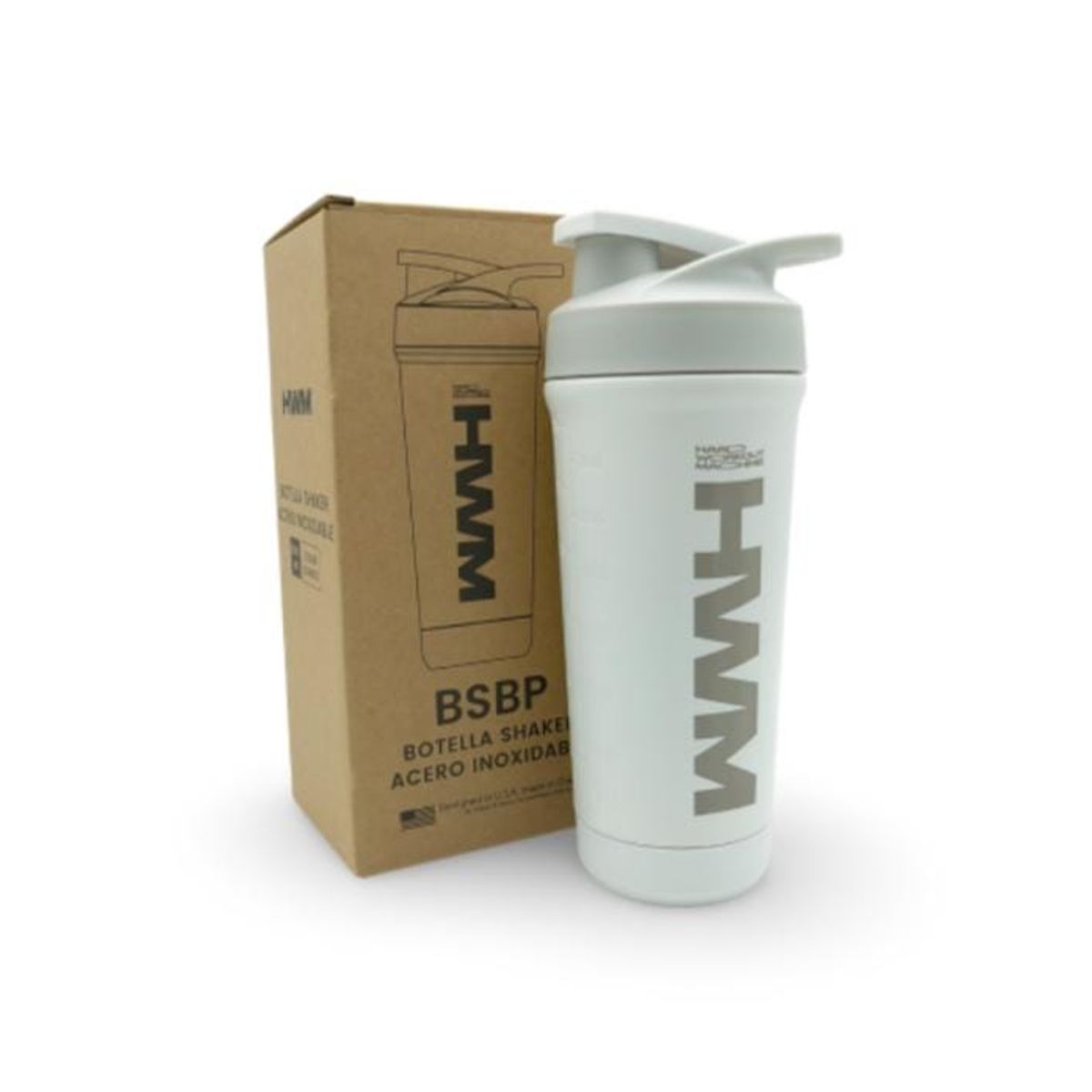 HWM - shaker HWM 800ML Acero inoxidable - BLANCO