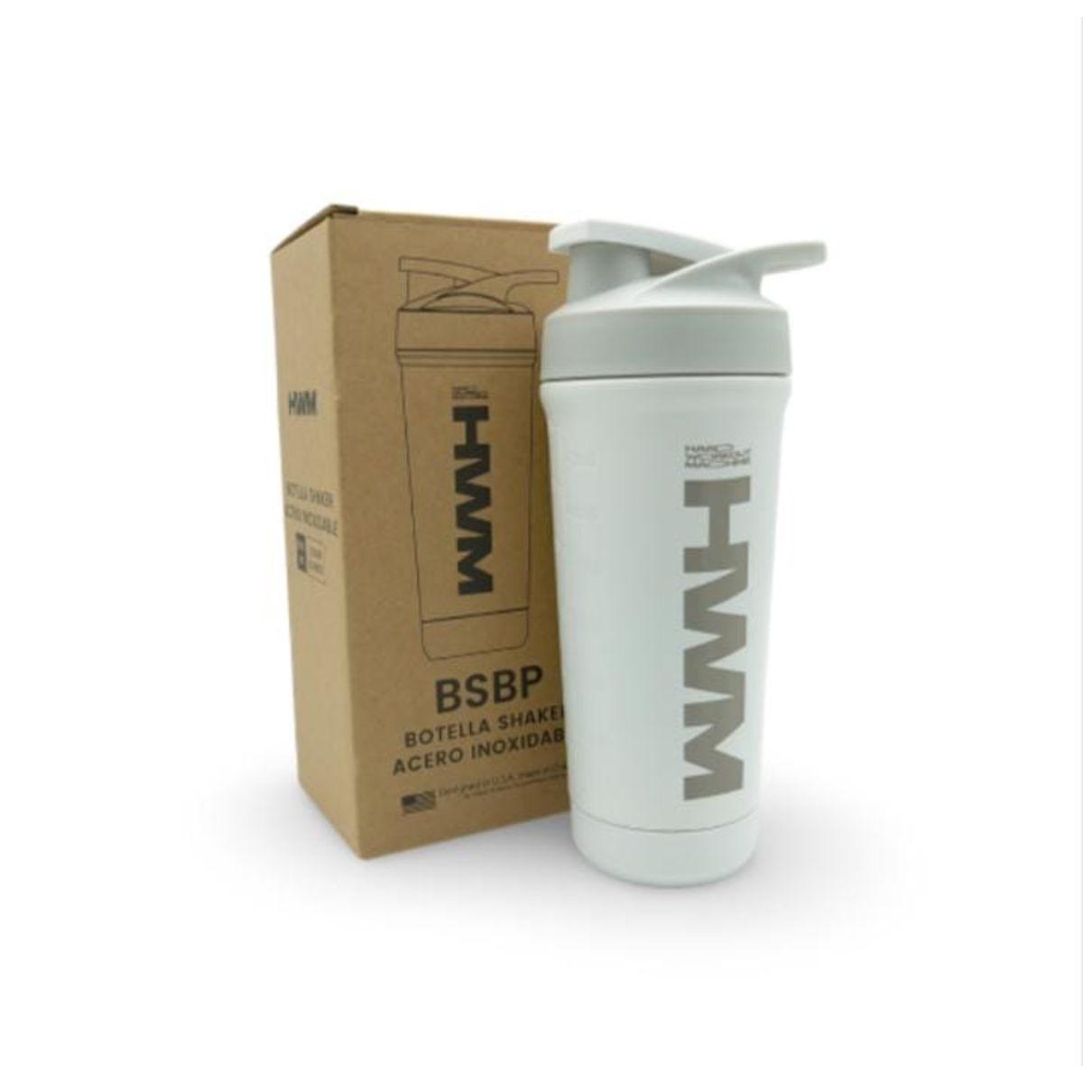 HWM - shaker HWM 800ML Acero inoxidable - BLANCO