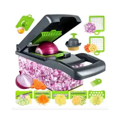 GENERICO - Picador Rebanador De Verduras Multifuncional