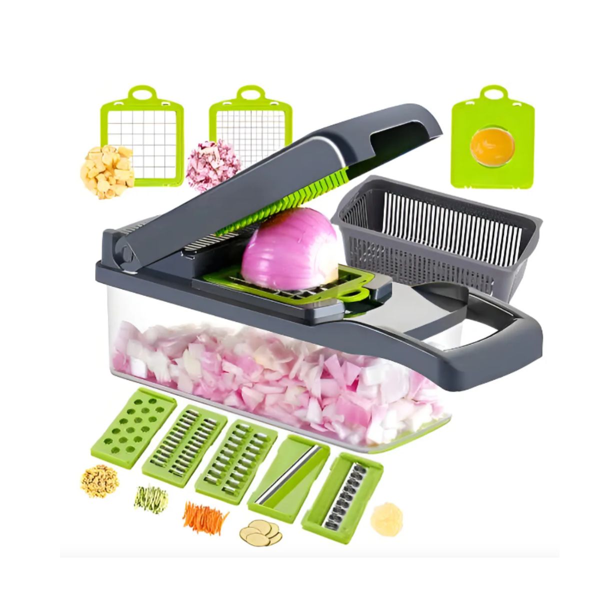 GENERICO - Picador Rebanador De Verduras Multifuncional