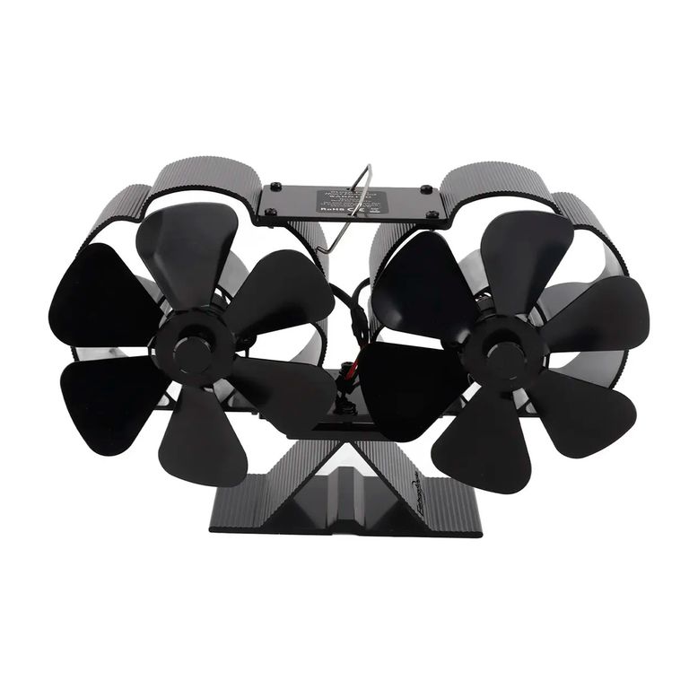 OFERTABKN Ventilador Estufa A Leña 6 Aspas Chimenea Sin Electricidad 11 Cm