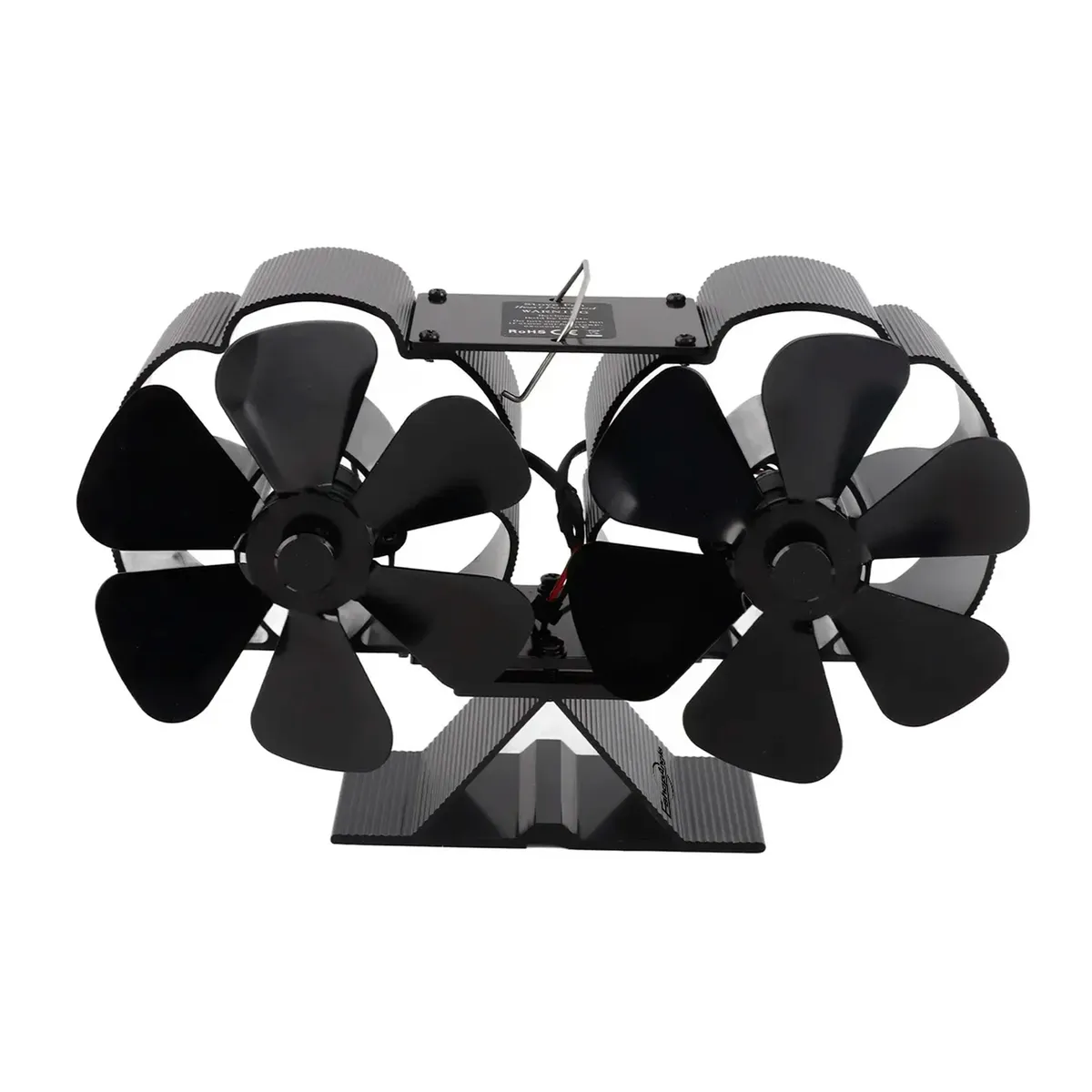 OFERTABKN - Ventilador Estufa A Leña 6 Aspas Chimenea Sin Electricidad 11 Cm