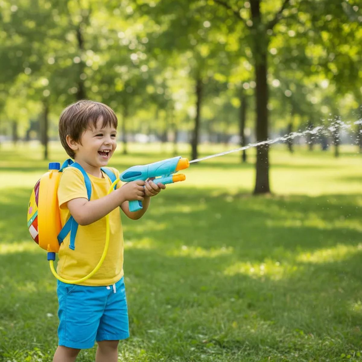 GENERICO - Pistola De Agua Mochila Diseños Varios Para Niños Y Niñas