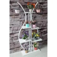 GENERICO - Estantería Tulipan Floral Color Blanco