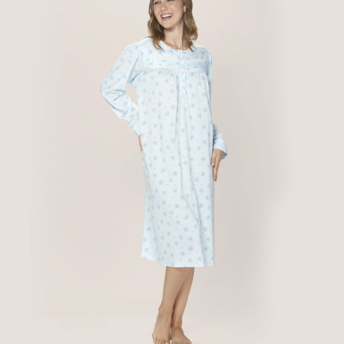 LADY GENNY - Camisón Cotton Lady Genny - Descanso Perfecto