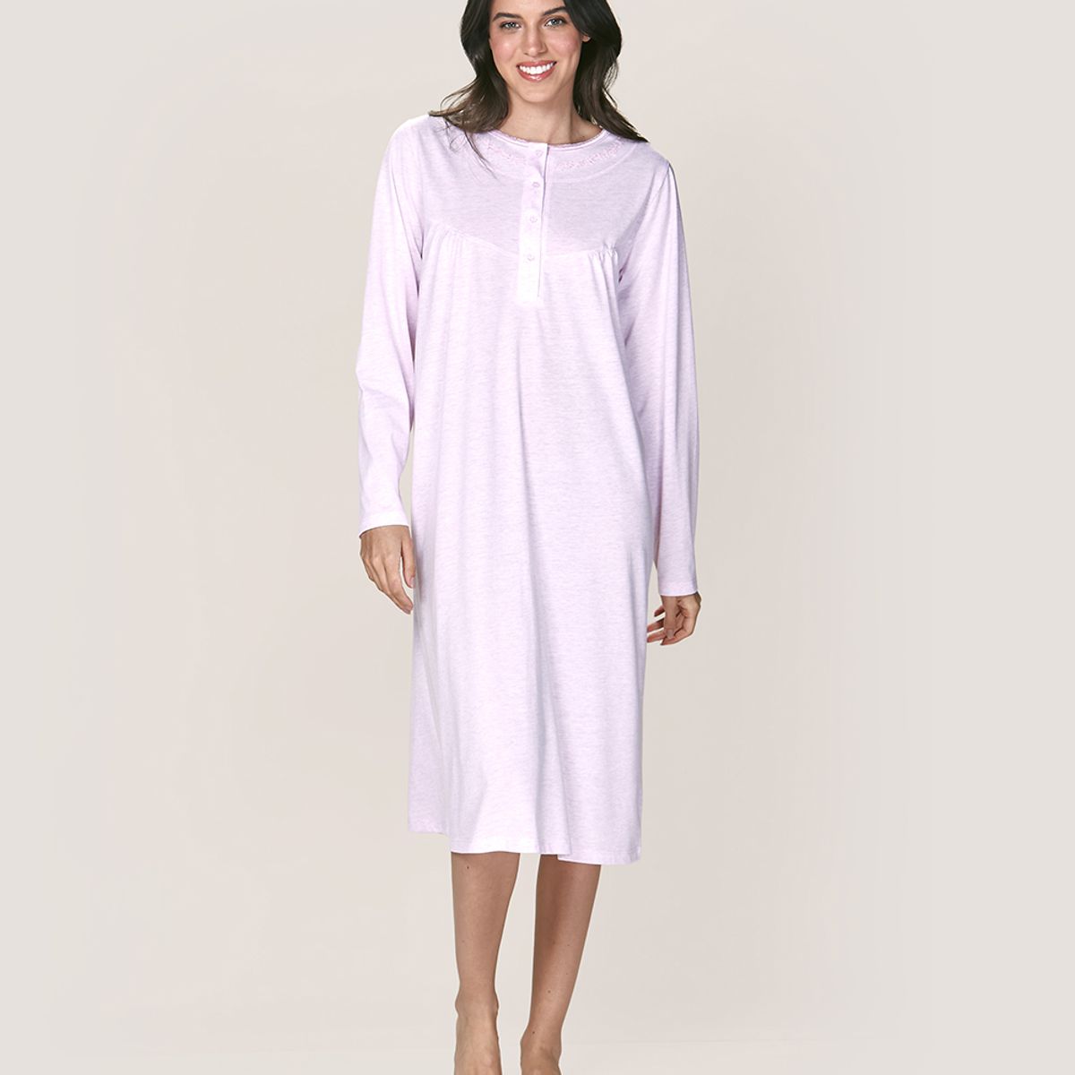 LADY GENNY - Camisa Para Dormir Cotton Lady Genny