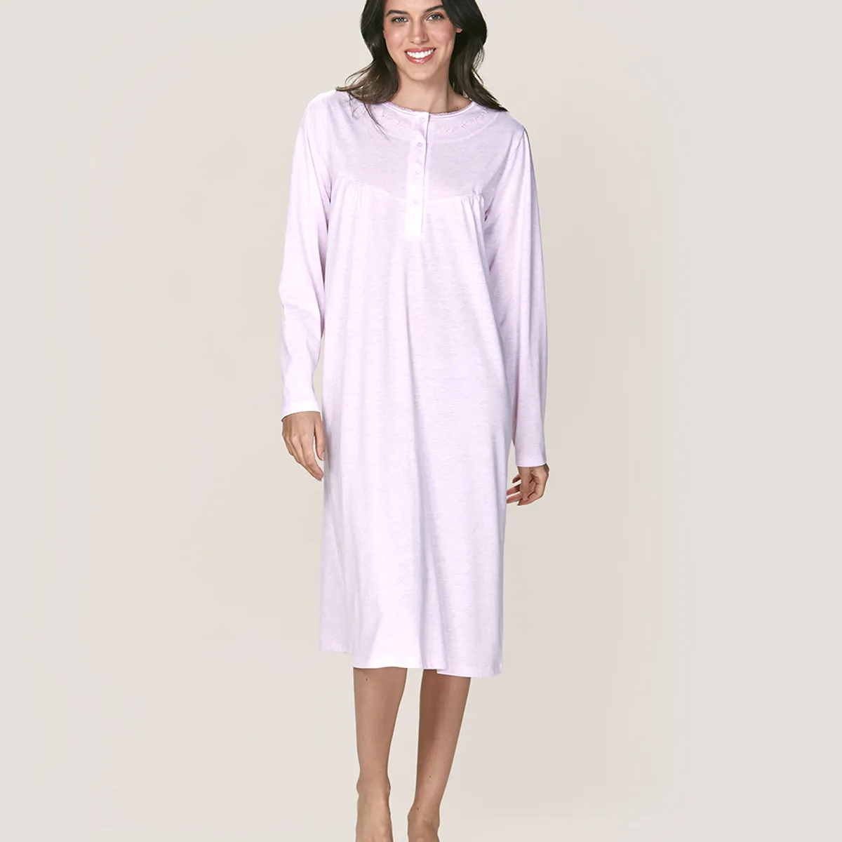 LADY GENNY - Camisa Para Dormir Cotton Lady Genny