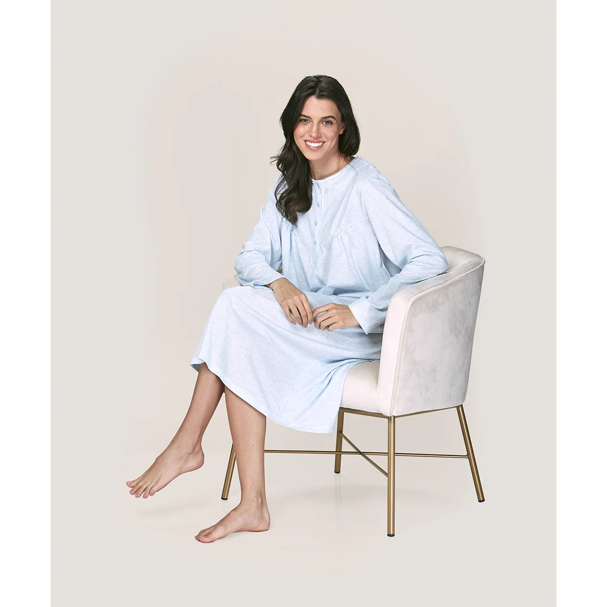 LADY GENNY - Camisa Para Dormir Cotton Lady Genny